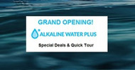 AlkalineWaterPlus Grand Opening of New Website!